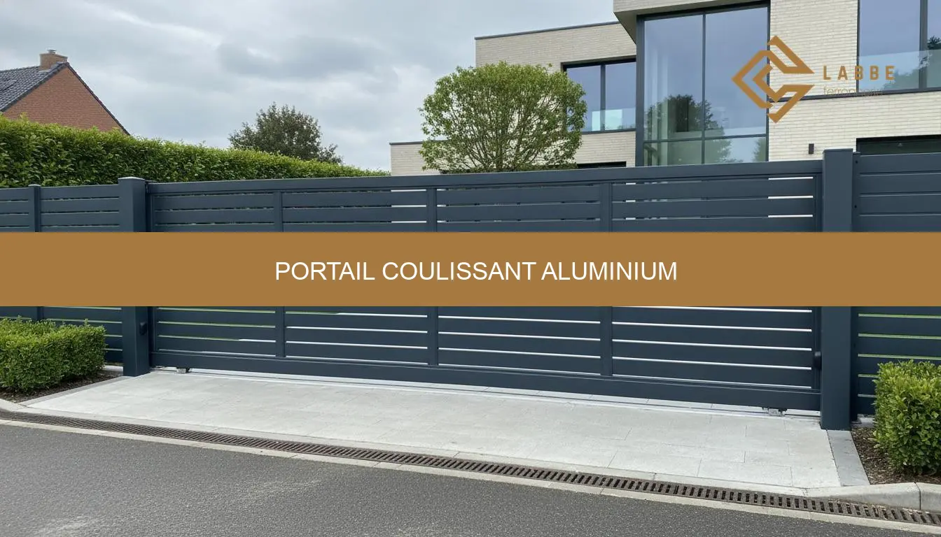 portail coulissant aluminium: prix et conseils