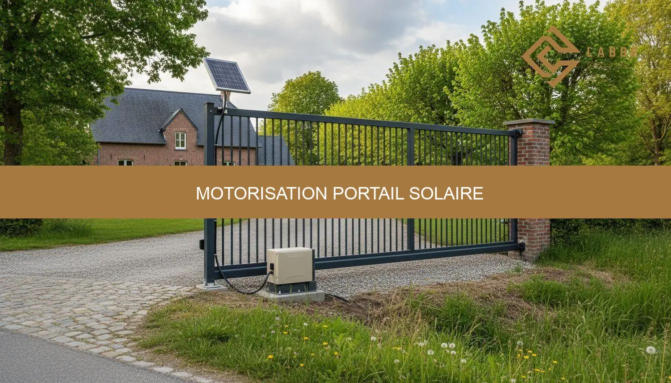 Motorisation portail solaire : prix et guide complet